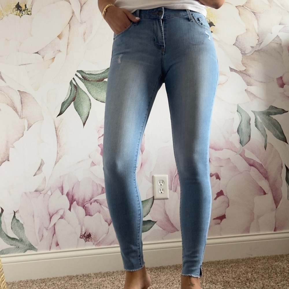 Old Navy Rockstar Mid-Rise Skinny Jeans Size 0